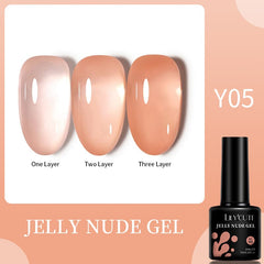 Pink Nude Jelly Gel 7ml Gel Nail Polish LILYCUTE LC-Y05