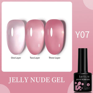 Pink Nude Jelly Gel 7ml Gel Nail Polish LILYCUTE LC-Y07