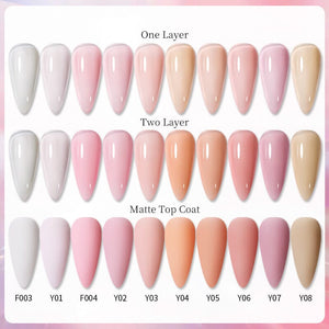 Pink Nude Jelly Gel 7ml Gel Nail Polish LILYCUTE