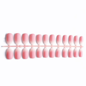 24pcs Press on Nails Gradient Nails Fake Nail Tips Nail Tips No Brand A72