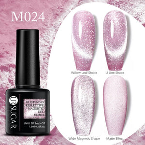 Reflective Magnertic Gel URM024 7.5ml Gel Nail Polish UR SUGAR