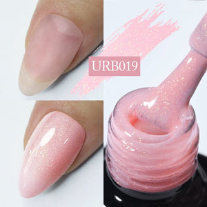 Glitter Rubber Base Gel URB019 7ml Base & Top Coat UR SUGAR