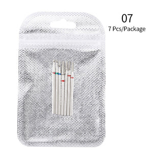 7pcs Nail Drill Bits Set #07 Tools & Accessories No Brand