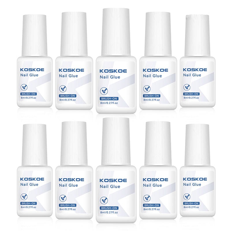 10pcs Nail Glue 8ml Nail Tips KOSKOE