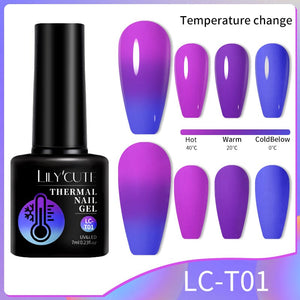 Thermal Nail Gel Polish 7ml Gel Nail Polish LILYCUTE LC-T01