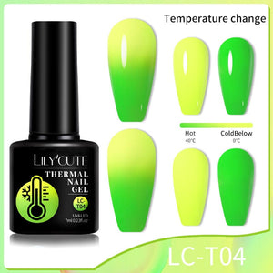 Thermal Nail Gel Polish 7ml Gel Nail Polish LILYCUTE LC-T04