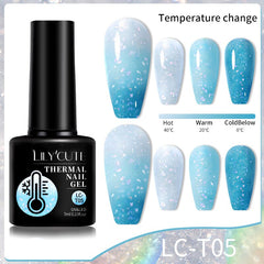 Thermal Nail Gel Polish 7ml Gel Nail Polish LILYCUTE LC-T05