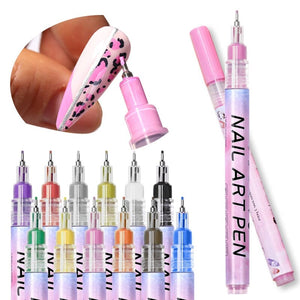 White Nail Art Drawing Pen Tools & Accessories No Brand