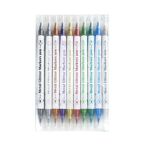 10 Colors Double Head Metal Painting Pen Tools & Accessories BORN PRETTY
