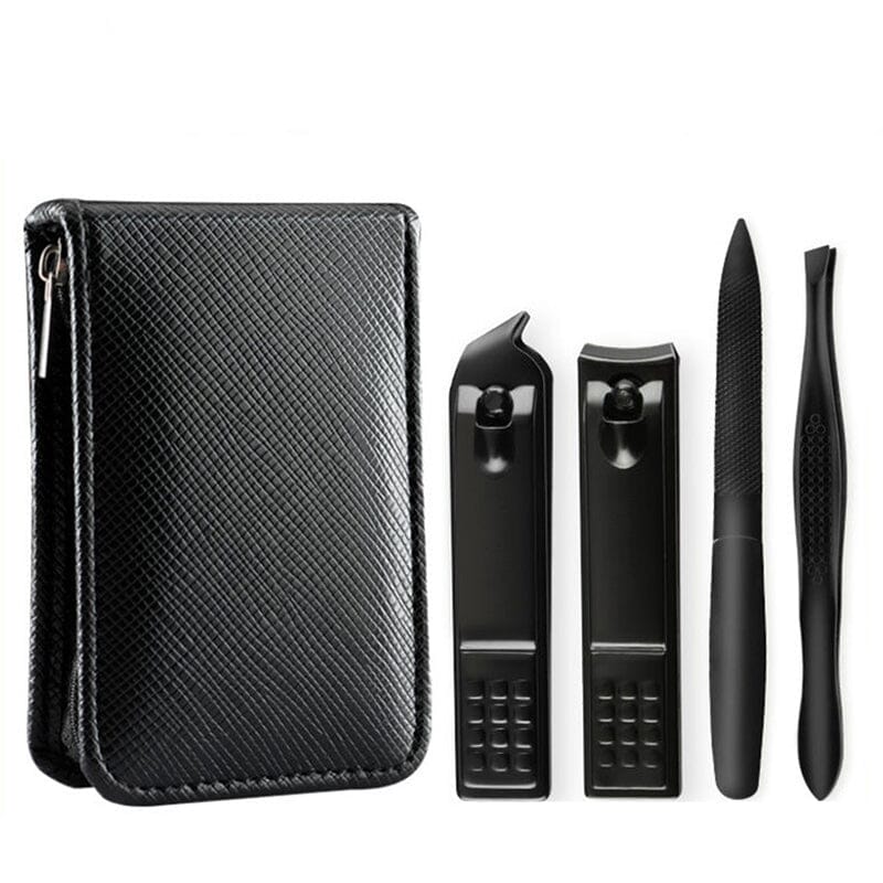 4pcs Kit Nail Clippers Tweezers Nail File Tools & Accessories No Brand