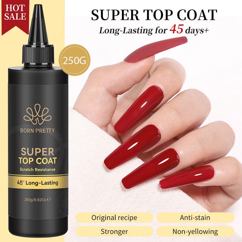 Super Top Coat 250g Gel Nail Polish BORN PRETTY