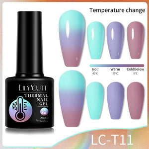 Thermal Nail Gel Polish 7ml Gel Nail Polish LILYCUTE LC-T11