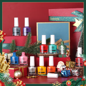 12 Colors Nail Stamping Polish Set Basic 10ml Stamping Nail BORN PRETTY