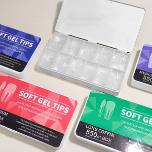 550pcs Soft Gel Tips Nail Tips No Brand