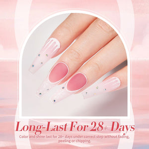 6 Colors Jelly Gel Set Jelly Pink Forever 7ml Gel Nail Polish BORN PRETTY