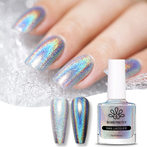 Silver Iridescent Nail Polish 10ml Nail Polish BORN PRETTY