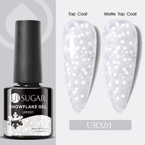 White Snowflake Nail Gel Polish URX001 7ml Gel Nail Polish UR SUGAR