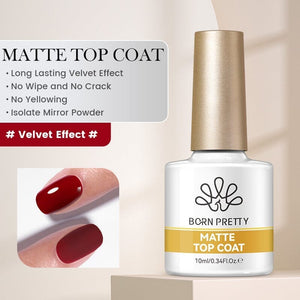Base Top Coat 10ml Gel Nail Polish BORN PRETTY Matte Top Coat