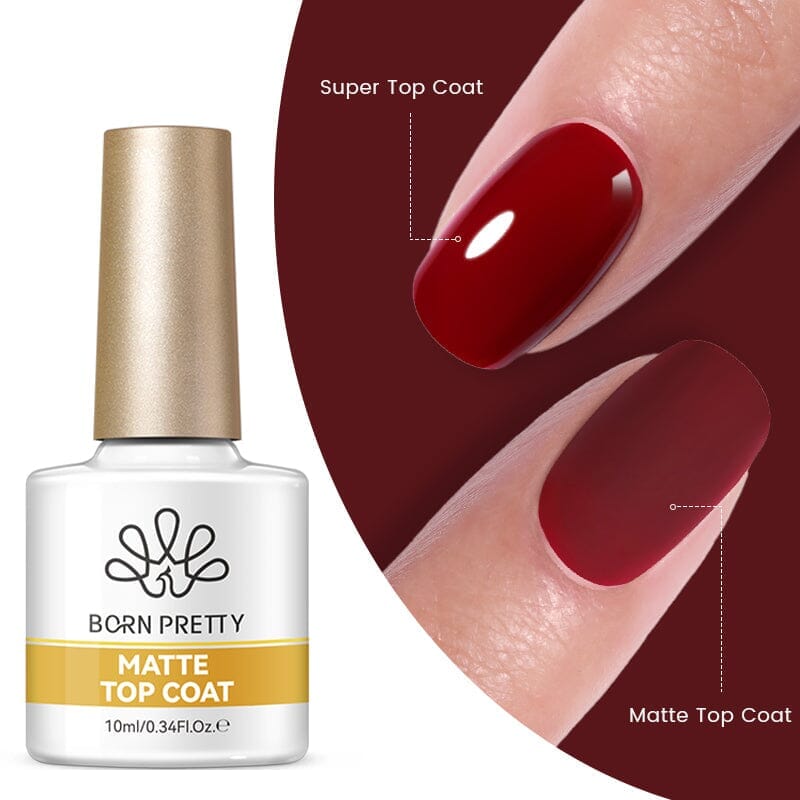 Matte Top Coat 10ml Gel Nail Polish BORN PRETTY