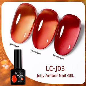 Jelly Amber Nail Gel 7ml Gel Nail Polish LILYCUTE LC-J03