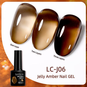 Jelly Amber Nail Gel 7ml Gel Nail Polish LILYCUTE LC-J06