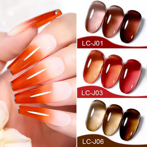 Jelly Amber Nail Gel 7ml Gel Nail Polish LILYCUTE