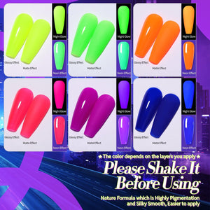 6 Colors Gel Polish Set Cyber City 7ml Gel Nail Polish BORN PRETTY
