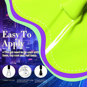 6 Colors Gel Polish Set Cyber City 7ml Gel Nail Polish BORN PRETTY
