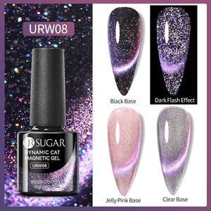 Dynamic Cat Magnetic Gel URW08 7ml Gel Nail Polish UR SUGAR