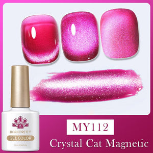 Amber Cat Magnetic Gel Polish 10ml Gel Nail Polish BORN PRETTY MY112