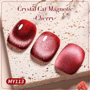 Cat Magnetic Gel Polish MY113 Cherry 10ml Gel Nail Polish BORN PRETTY
