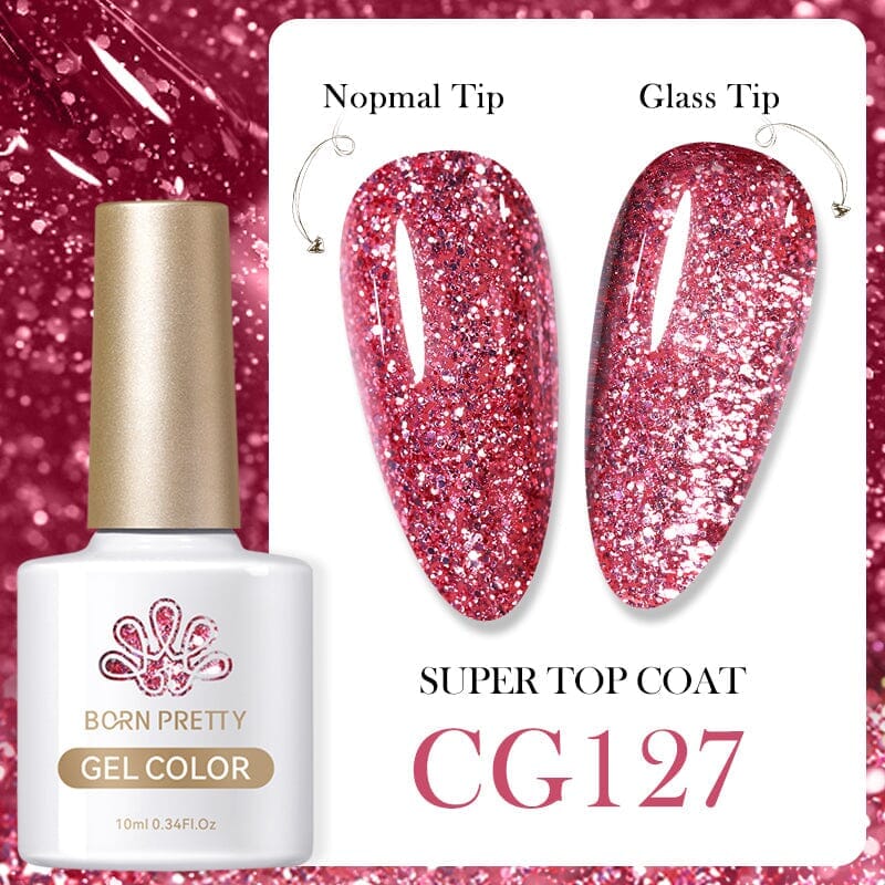 Glitter Color Gel Polish CG127 10ml Gel Nail Polish BORN PRETTY