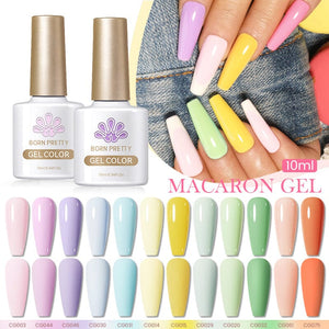 Macaron Colors Gel Polish 10ml Gel Nail Polish BORN PRETTY