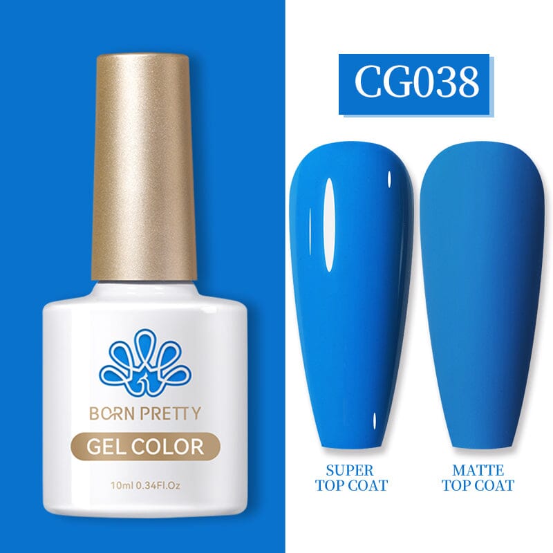 Blue Color Gel Polish CG038 10ml Gel Nail Polish BORN PRETTY