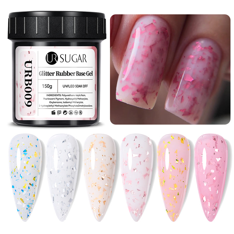 Glitter Rubber Base Gel 150g
