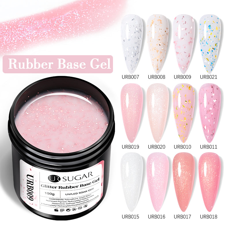 Glitter Rubber Base Gel 150g