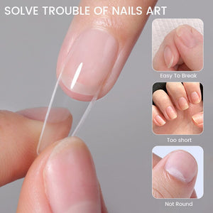550pcs Medium Square Soft Gel Tips Nail Tips BP PRO