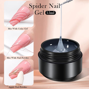 Spider Nail Gel Clear 15ml Gel Nail Polish BORN PRETTY