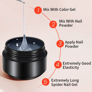 Spider Nail Gel Clear 15ml Gel Nail Polish BORN PRETTY