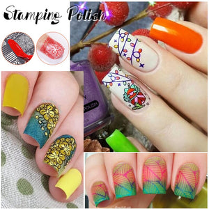 Candy Series Nail Stamping Polish 10ml Stamping Nail BORN PRETTY