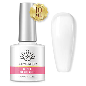 Function Gel Polish 10ml Gel Nail Polish BORN PRETTY 8 in 1 Nail Glue Gel