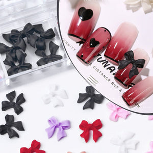 6 Grids Mixed Colors Bowknot #01 Nail Art No Brand