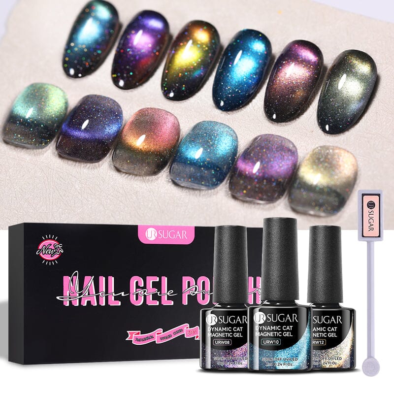 6 Colors Cat Magnetic Gel Set #34 7ml Gel Nail Polish UR SUGAR
