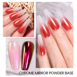 Chrome Mirror Powder Base Gel 10ml Gel Nail Polish BORN PRETTY