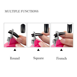 White Tips Edge Cutter Nail Clipper Tools & Accessories No Brand