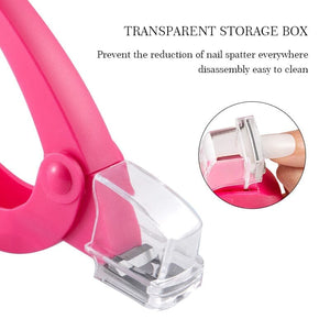 White Tips Edge Cutter Nail Clipper Tools & Accessories No Brand