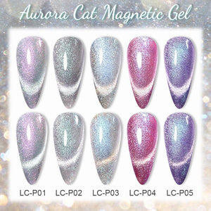 Aurora Cat Magnetic Nail Gel LC-P01 7ml Clearance LILYCUTE