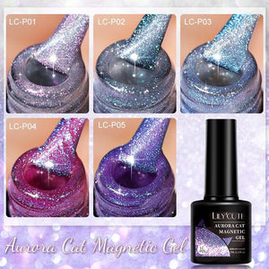 Aurora Cat Magnetic Nail Gel LC-P01 7ml Clearance LILYCUTE