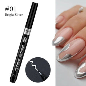 Metallic Nail Polish Painting Pen Tools & Accessories No Brand