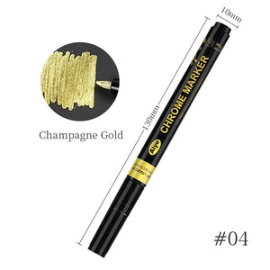 Metallic Nail Polish Painting Pen Tools & Accessories No Brand Champagne Gold